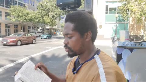 ISRAELITE IN SACRAMENTO:8/2/22 SUNRISE STREET SPEAKING