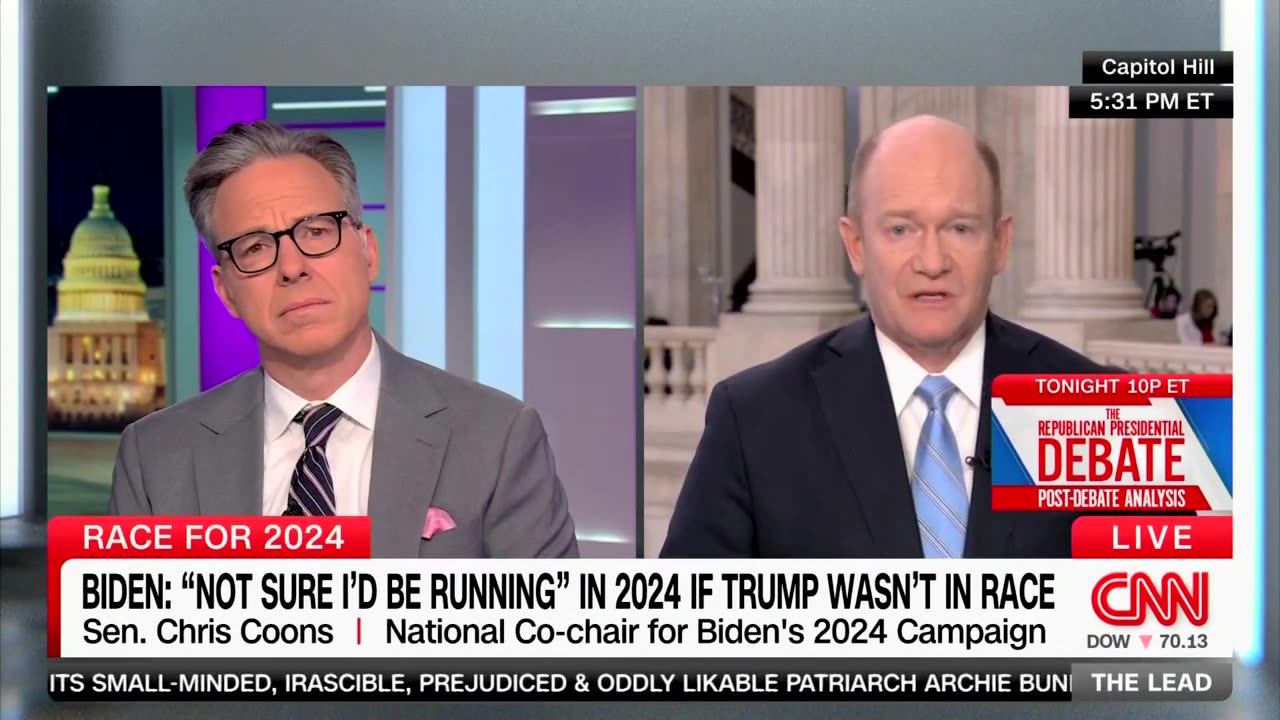 Dem Senator Pivots To Biden Admin Talking Points To Avoid Tapper's Probing Question