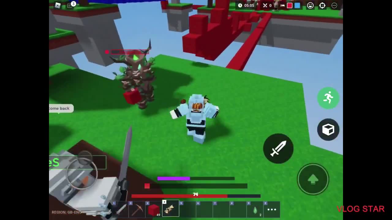 INSANE ROBLOX BEDWARS GRAPPLING HOOK CLUTCH!! Voidified