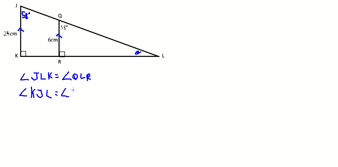 5 minute maths - Similar Triangles example 3