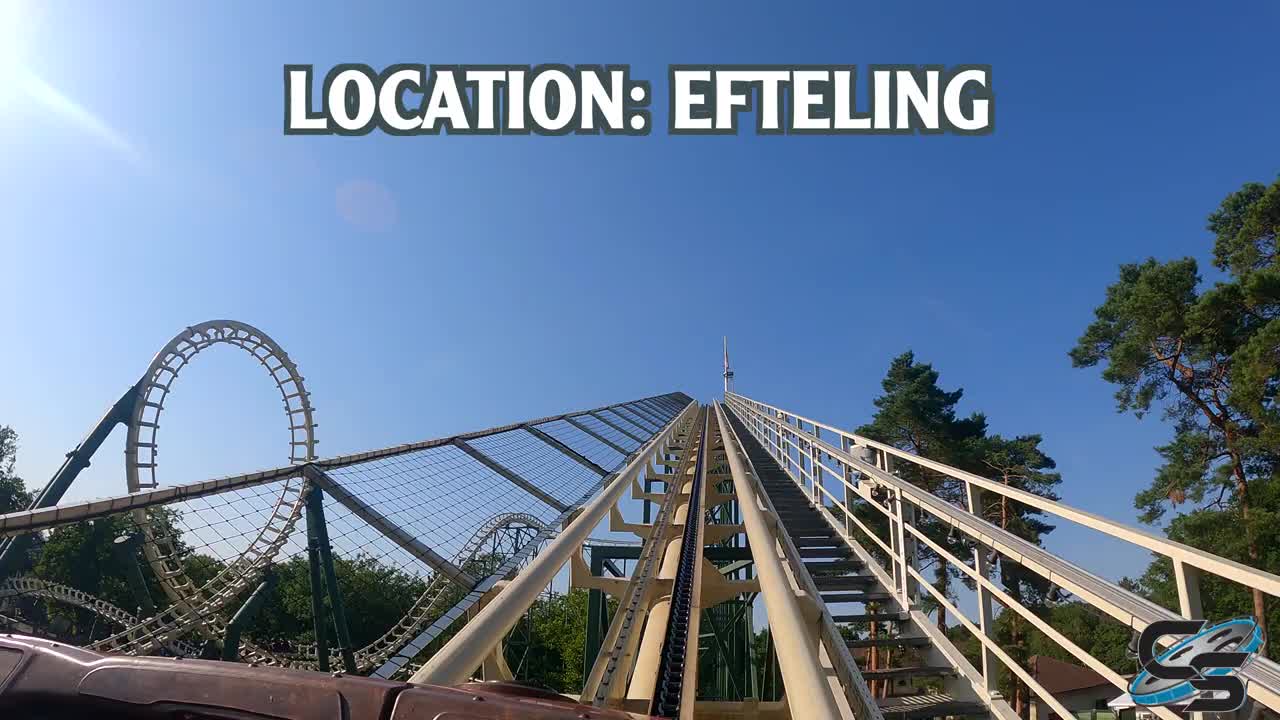 Python Front Row POV Efteling Classic Roller Coaster