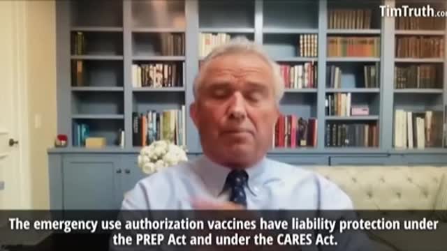 RFK Jr. tells why "vaccines" have to be given to kids; liability