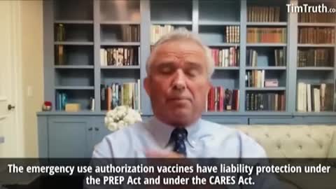 RFK Jr. tells why "vaccines" have to be given to kids; liability