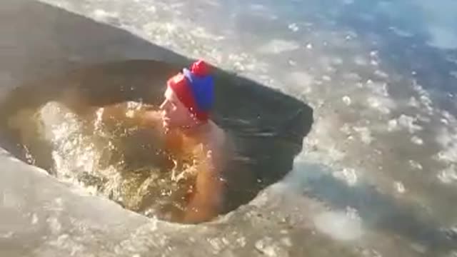 Russian hockey player training
