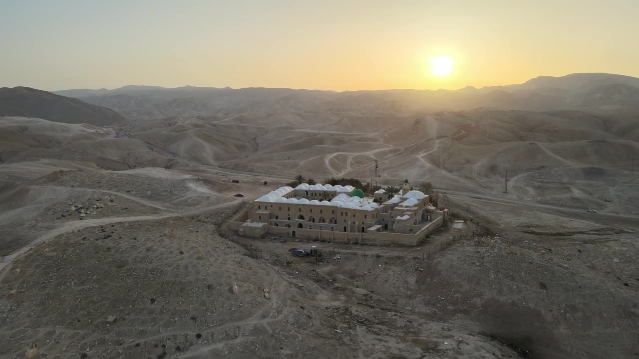 Mosque in Mountain valley
