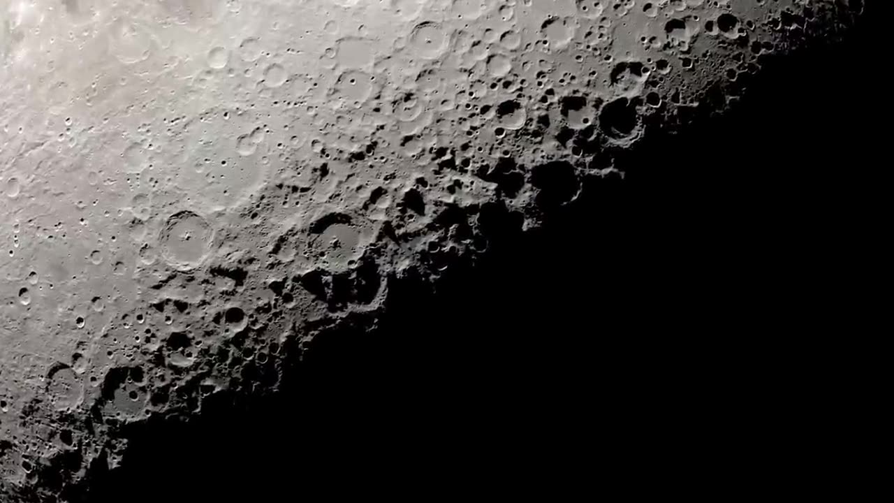 Shadows Near The Moon's South Pole