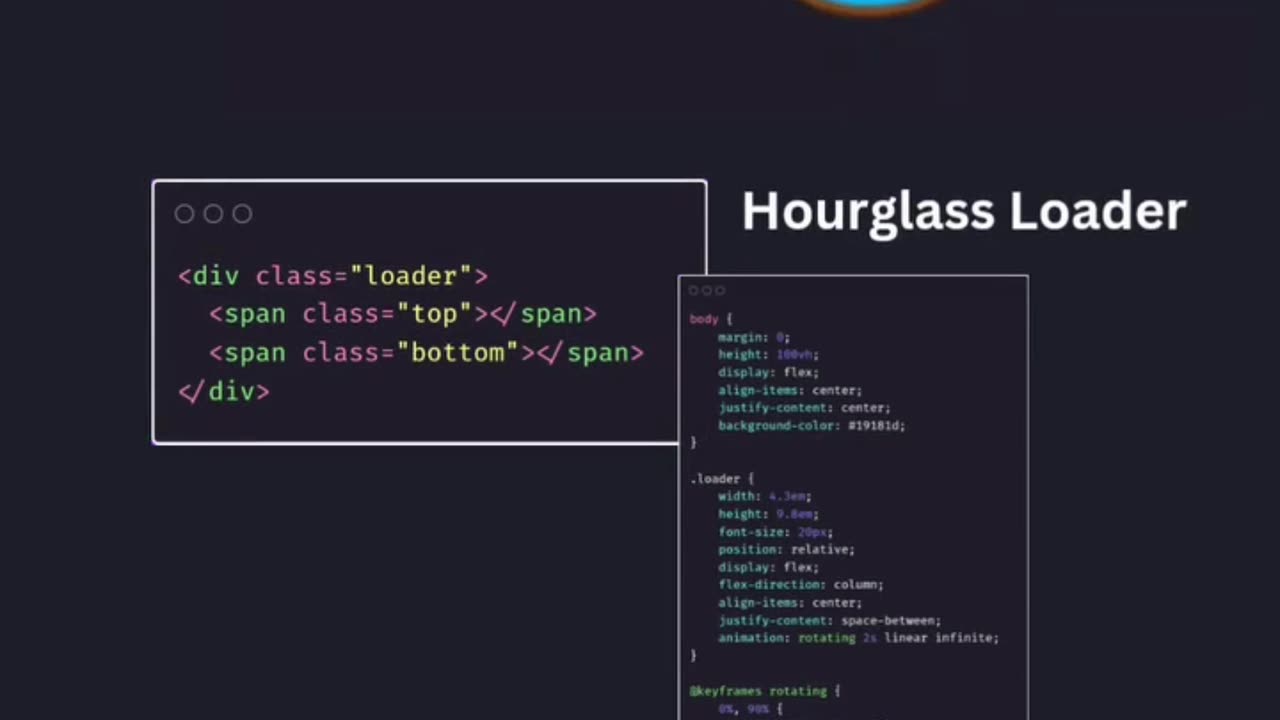 Hourglass Loader #thewebforce #freelancing #frontenddevelopment #webdevelopment