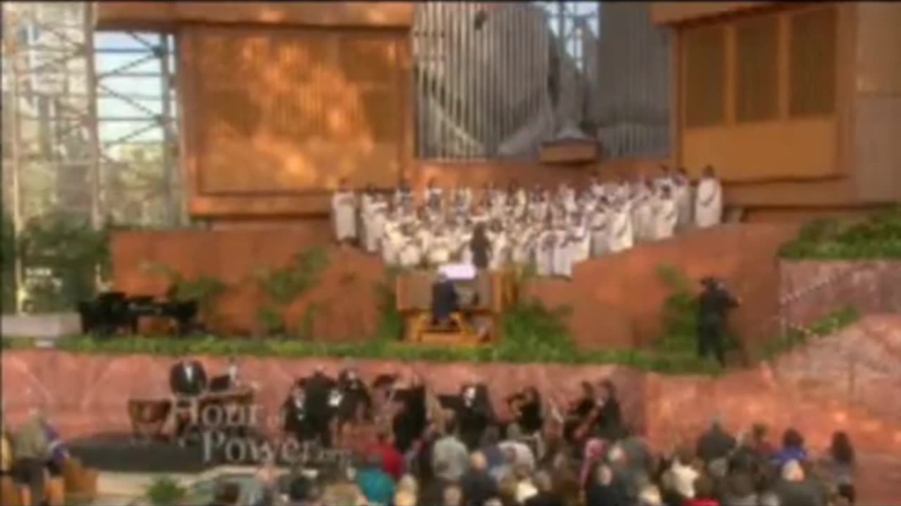 Patricia and John Singing At Crystal Cathedral