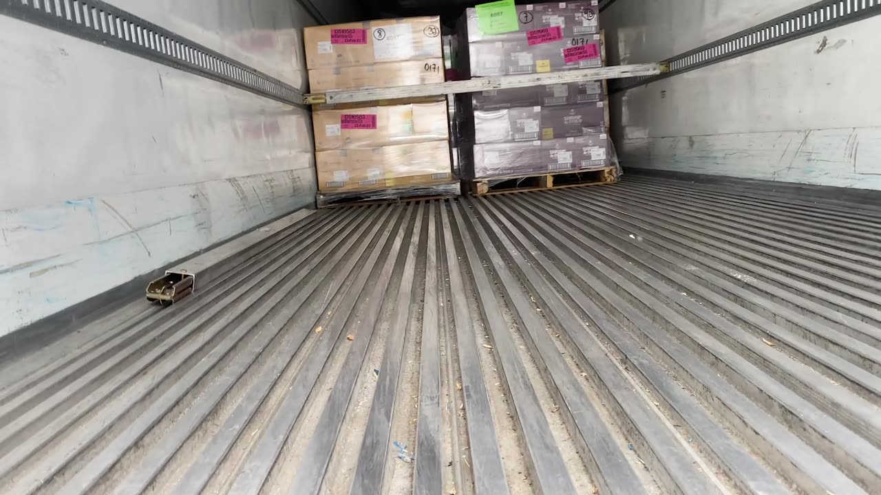 Walmart Freight Unloading Process Trucking USA