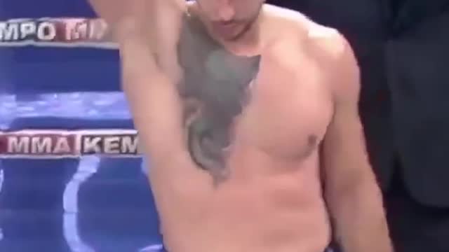 Tate Fighting In The Ring