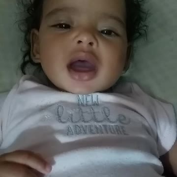 primeiras palavras do bebê artista!