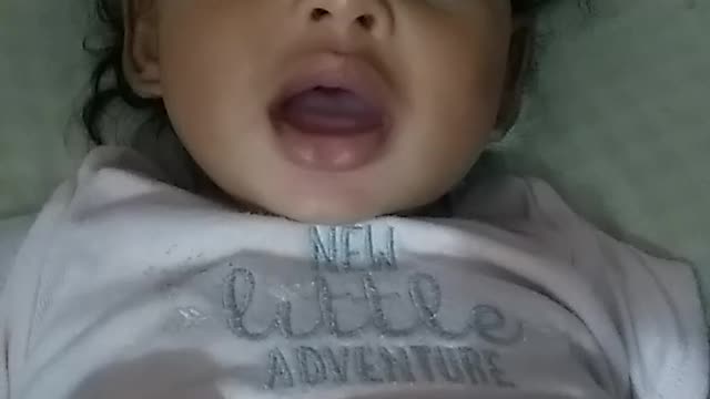 primeiras palavras do bebê artista!