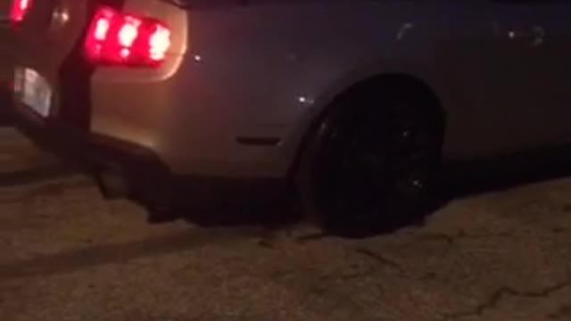 Mustang burnout