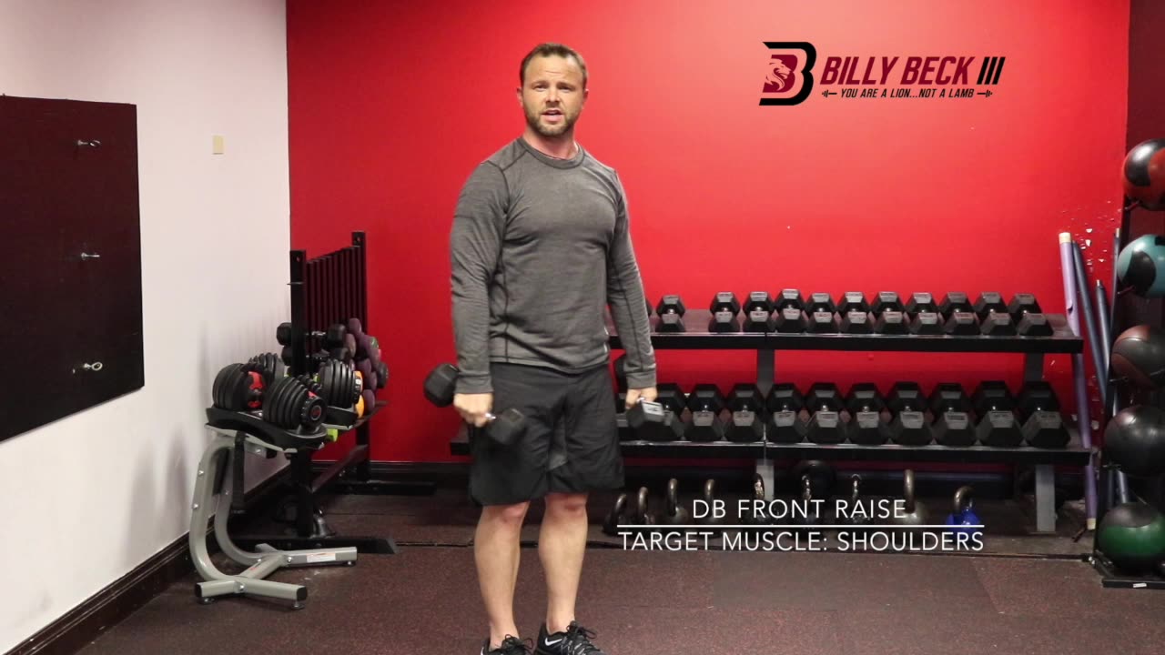 DB Front Raise