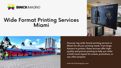 Wide Format Printing Services in Miami