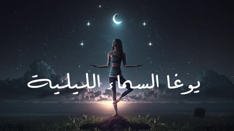 يوغا السماء الليلية: منظر النجوم الساحر 🌌🧘‍♀️ | هدوء رائع وسكينة فائقة الواقعية للاسترخاء الأمثل ✨