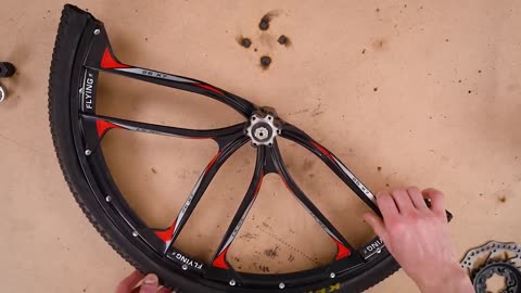 Unique technique:Just a Normal Bike Math_ 0.5 х 2 1 Wheel.#Power slape