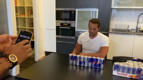 TRISTAN TATE BROKE THE RED BULL DRINKING WORLD RECORD (INSANE)