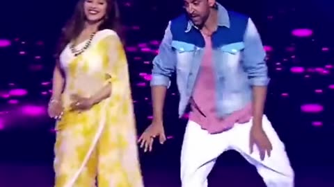 Madhuri and Hrithik Roshan Dance