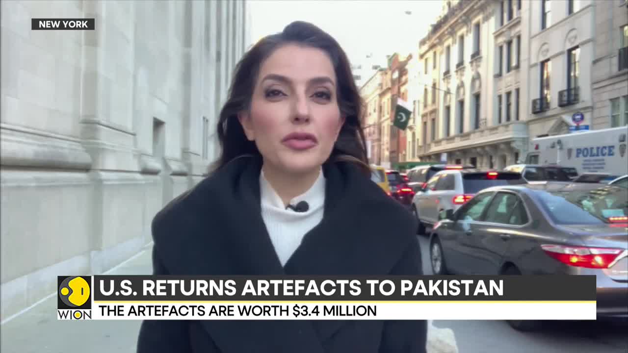 US returns 192 stolen artefacts to Pakistan _ Latest International News _ English News _ WION