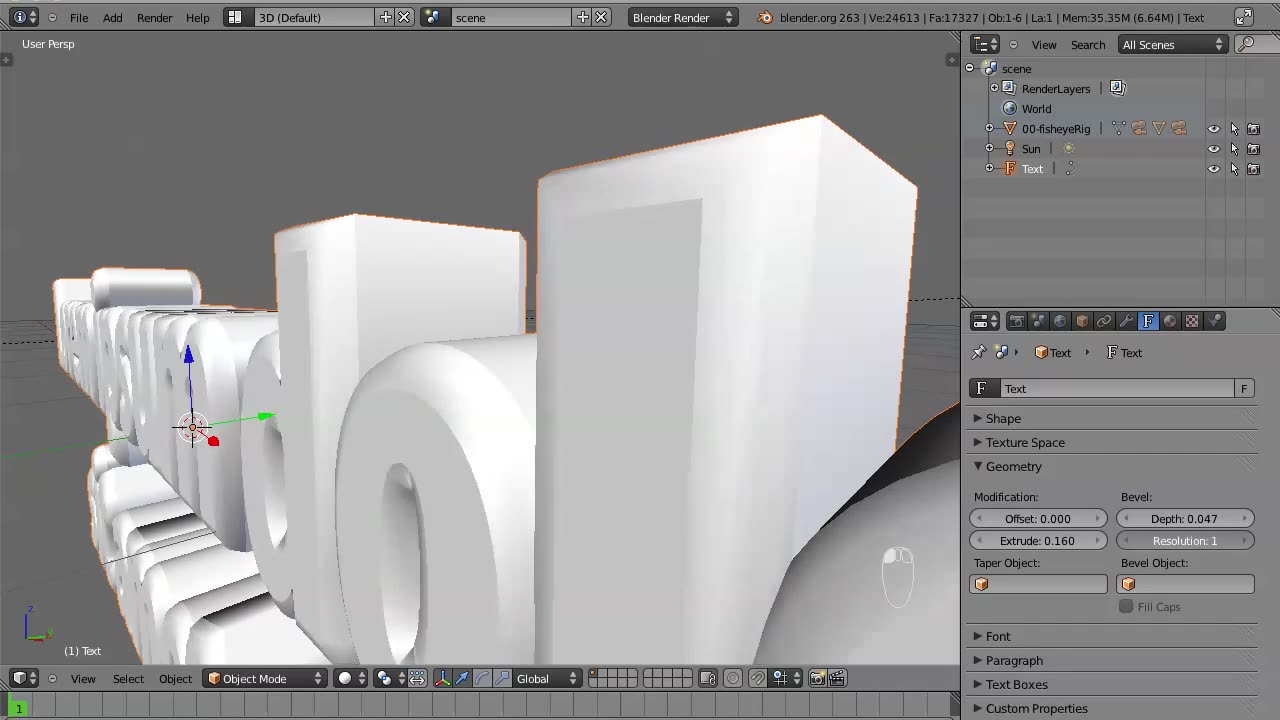 40 3D Text - Geometry Effects