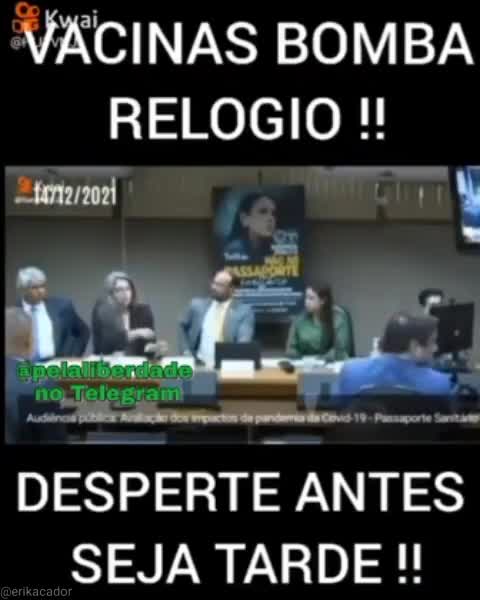VACINAS BOMBA RELÓGIO!