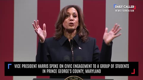 Vice President Harris Addresses Maryland Students On Civic Engagement