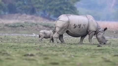 Wildlife in closer view with a natural perspective.