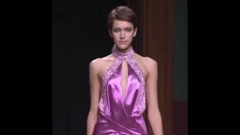 Fashion catwalk of beauty model