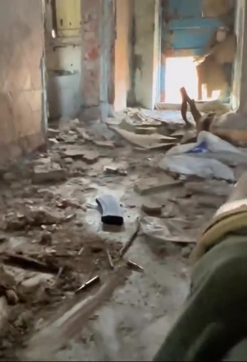 Wounded Ukrainian soldier