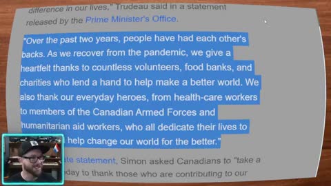 TRUDEAU USES FOOD BANK FOR PHOTO OP AFTER CHARGING TAX PAYERS $12K FOR HIS OWN GROCERIES