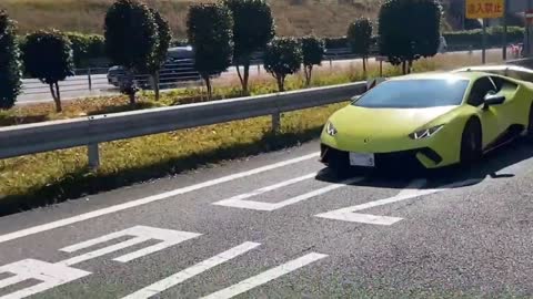 Lamborghini car sounds supercar