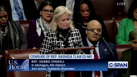 Dingell defends Rashida, says "from the river to the sea" means different things to different people