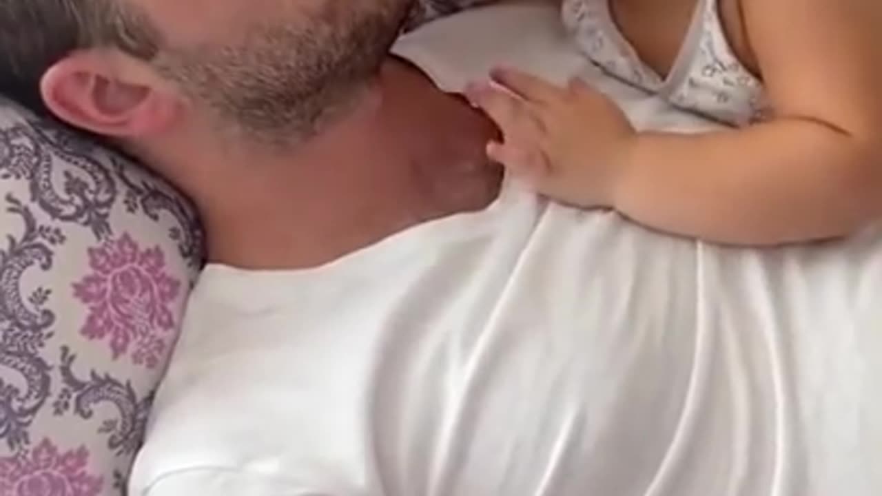 Nap Time Begins With Cute Cuddles __ ViralHog