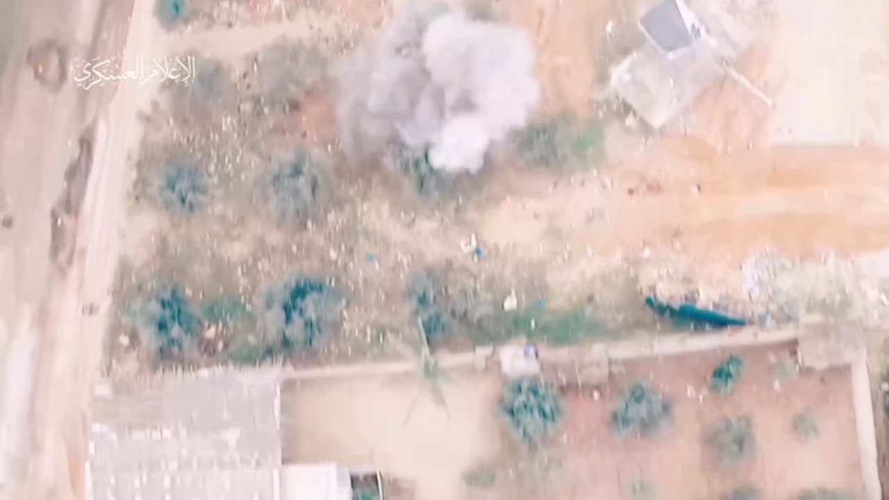 An Al-Yassin grenade dropped from a drone