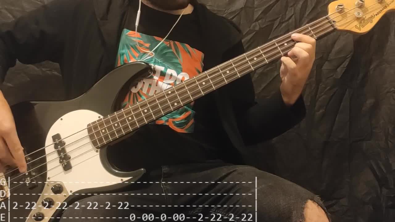 3 Doors Down - Kryptonite Bass Cover (Tabs)