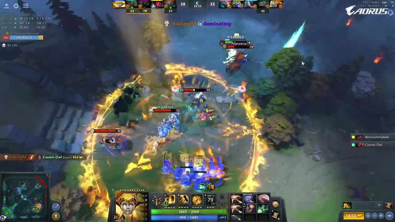 Dawnbreaker smashing dota 2 clips