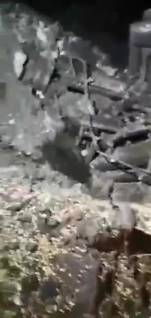 Video from the site of the explosion (strike) in Poland
