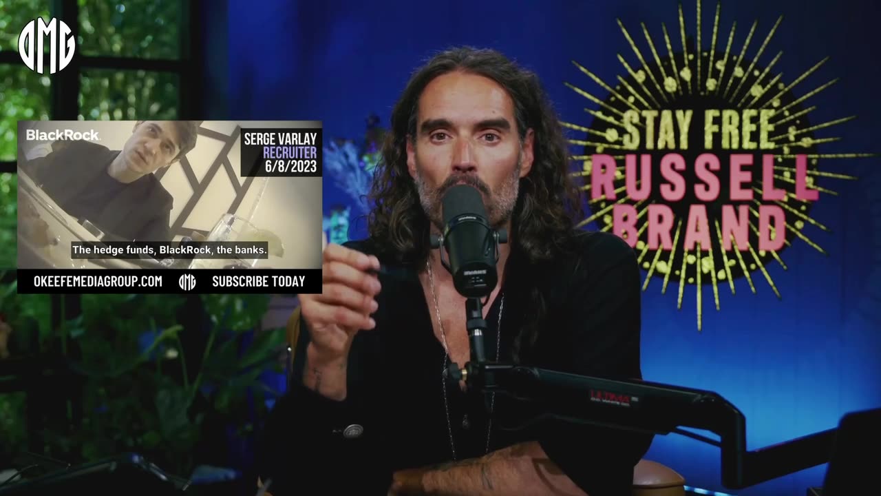 Russell Brand Reveals O'Keefe’s BlackRock Story Inspires BlackRock Whistleblowers to Step Forward