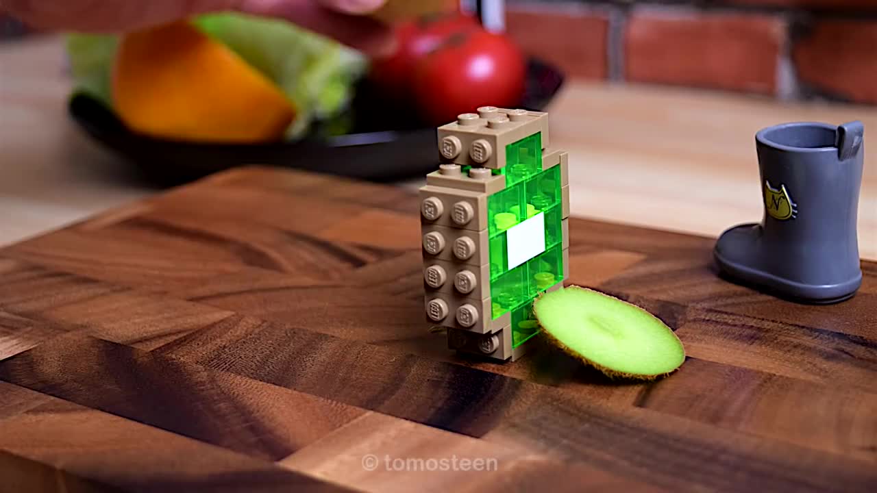 Lego Breakfast - Lego In Real Life 5 / Stop Motion Cooking & ASMR