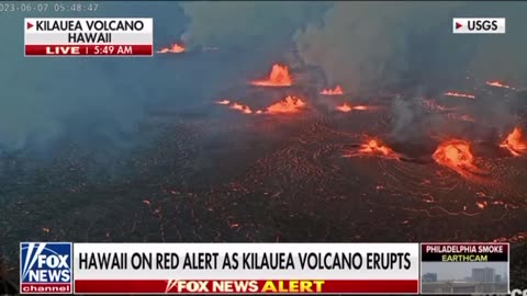 Kiluea Volcano Erupts. 🚨 Hawaii on red alert. 🚨