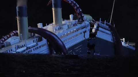 The sinking of the Titanic