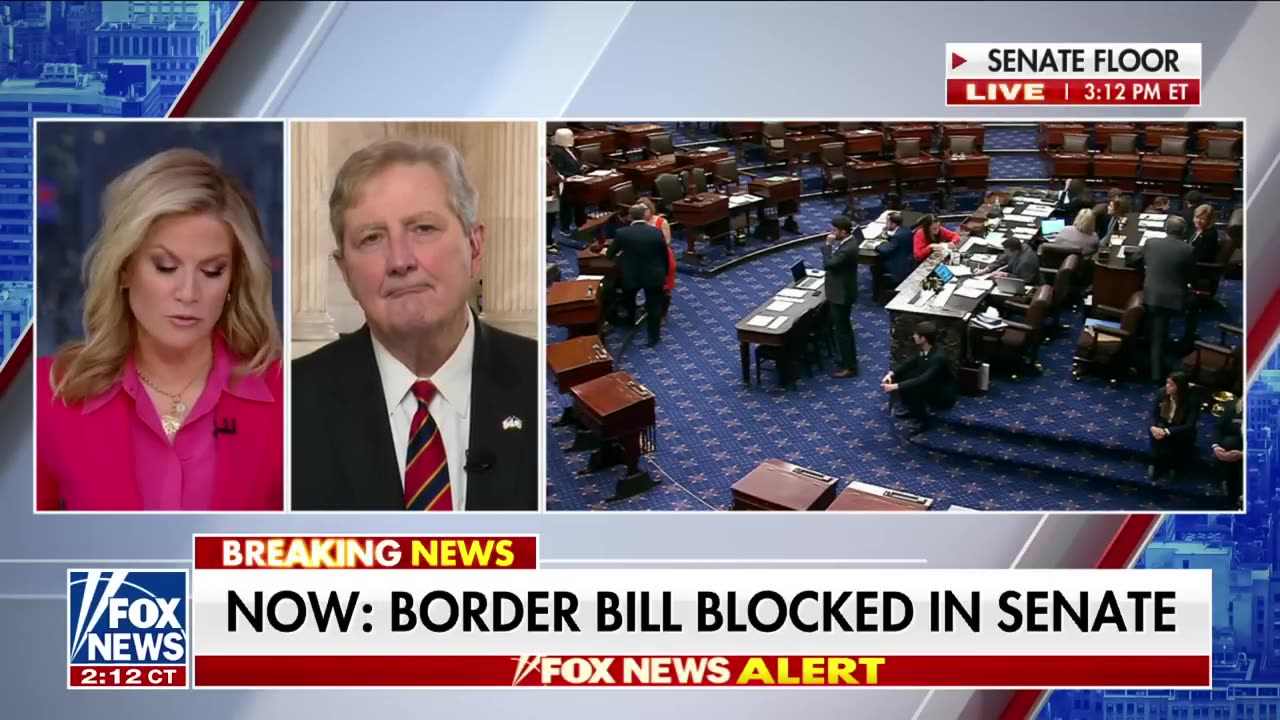 Sen. John Kennedy The border bill has been as dead as Woodrow Wilson.mp4