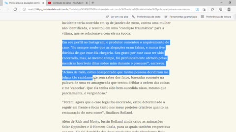 Polícia arquiva acusações contra criador demitido de Rick and Morty 'Vergonhoso'