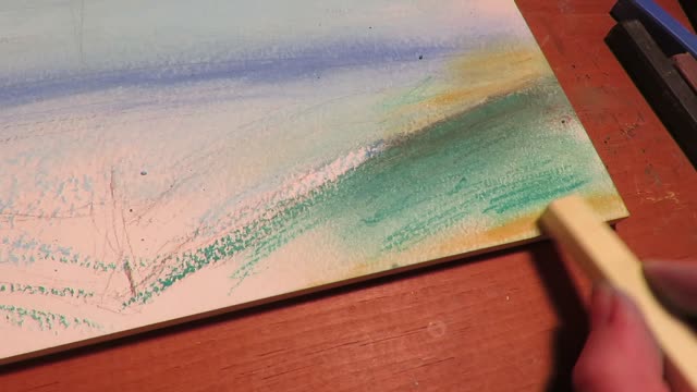 Art Project #6, Claude Monet's Pastel: Broad Landscape, Part 2