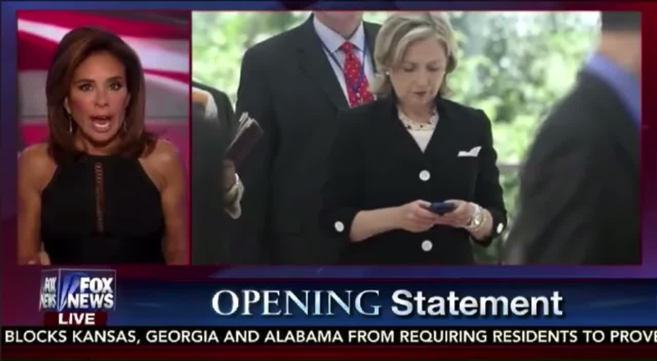 Relevant: Judge Jeanine Rant 9/10/2016 - Now Add Insurrectionists And Clear And Present Dangers