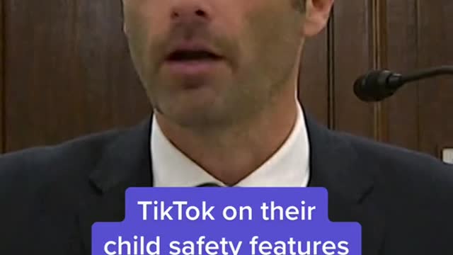 TikTok on their child safety features