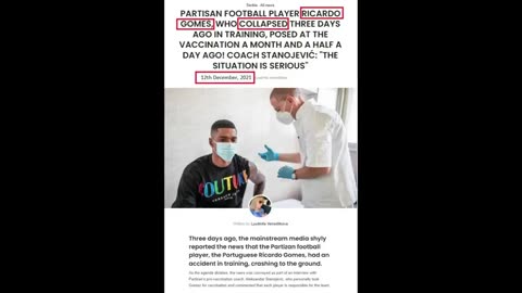 The current post vaccination death rates in professional and amateur sports