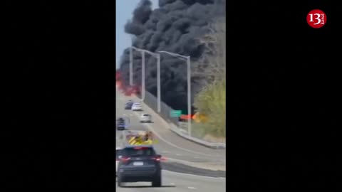 One dead after fuel tanker accident ignites fire on Connecticut bridge