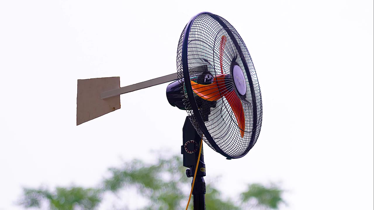 DIY Wind Turbine Generator from old Fan